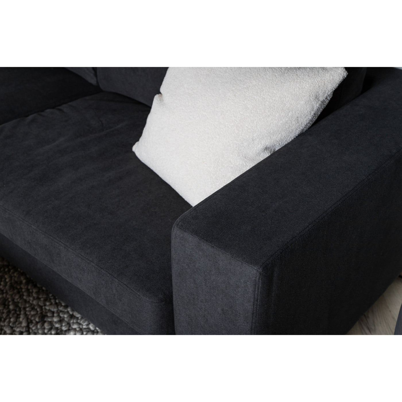 Sofa Callista 2-Sitzer –Schwarz