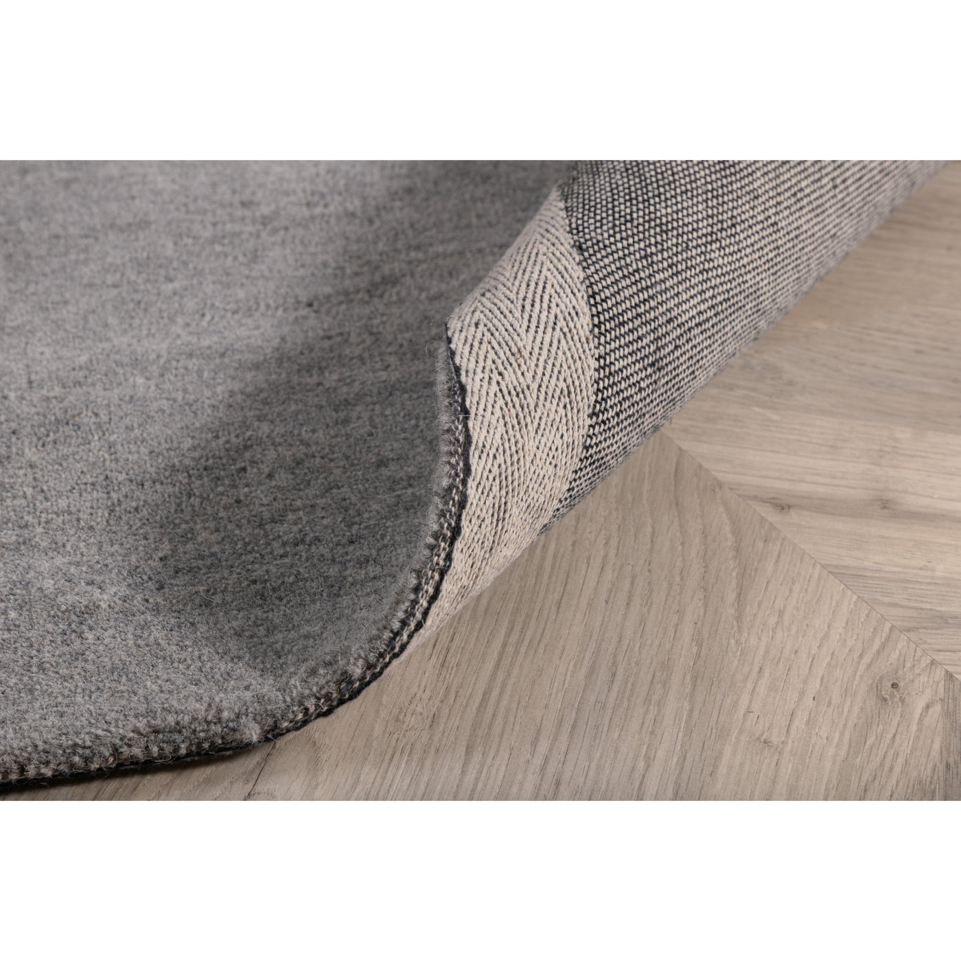 Ulrica - Teppich aus Wolle/Polyester - Hellgrau - L250*B350