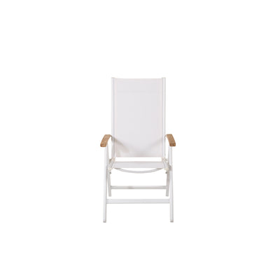 Paolina Light 5-Positionen-Stuhl Weiß / Weiß 2er Set