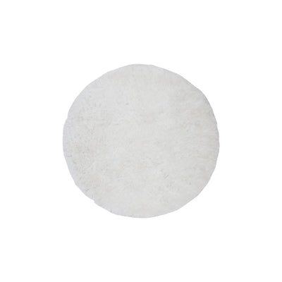 Holly Runder Polyester-Teppich – 200 x 200 – Weiß