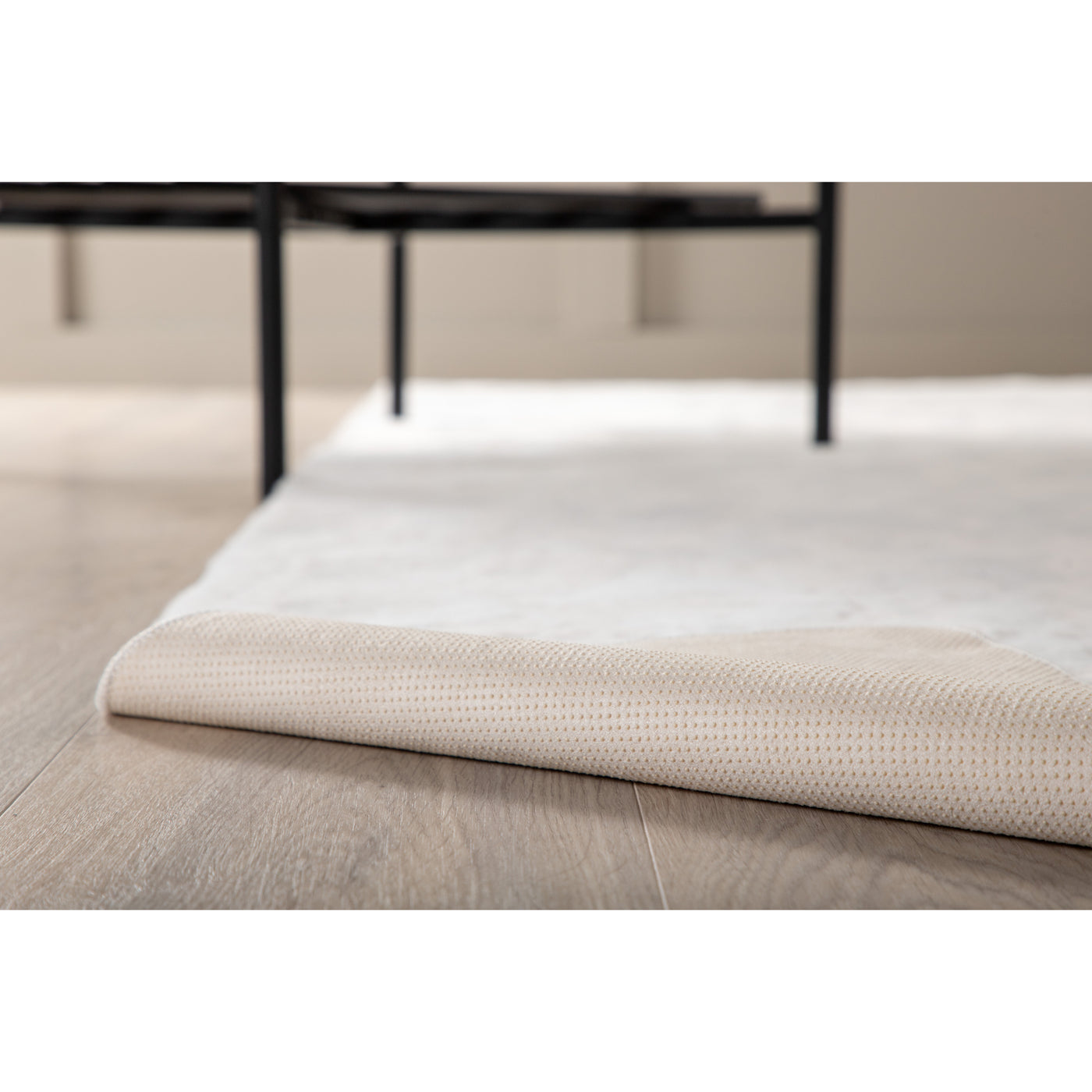 Nuccia Polyester-Teppich – 200 x 300 – Weiß