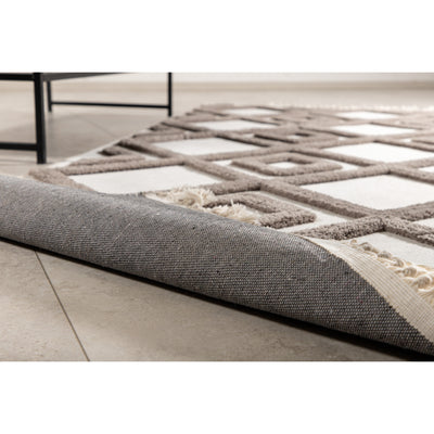 Ysabella Polyester-Teppich – 200 x 300 – Nougat