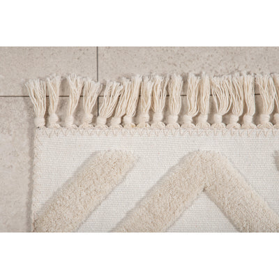 Yoselin Polyester-Teppich – 160 x 230 – Weiß