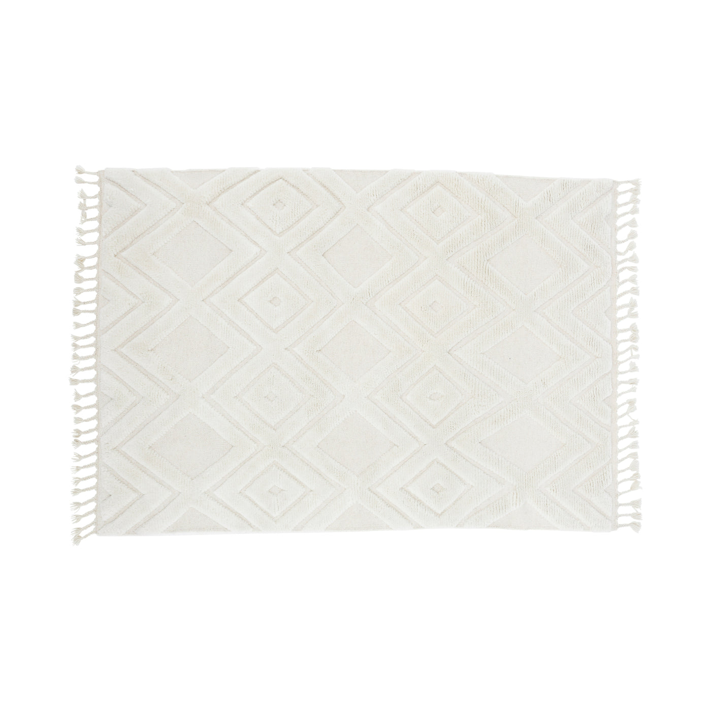 Eluana-Wolle – 200 x 300 – rechteckig – Weiß