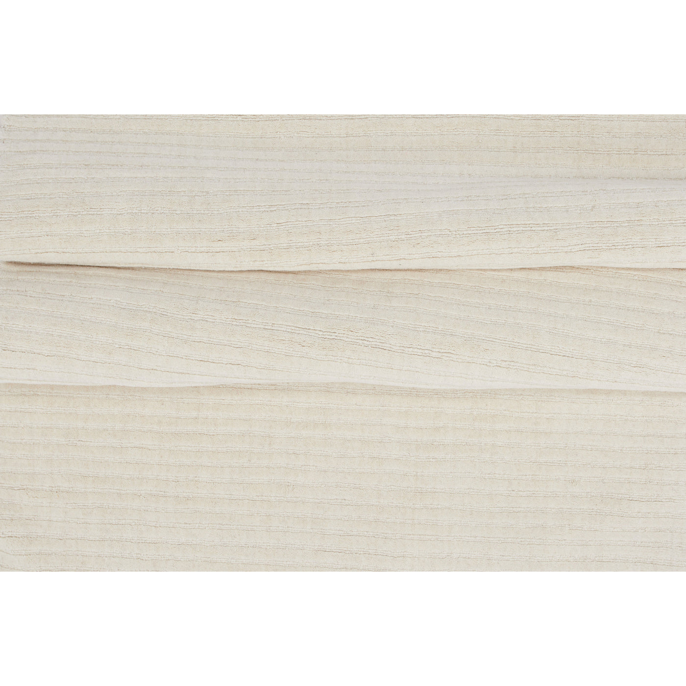 Millane Wolle/Polyester/Baumwolle – 230 x 160 – rechteckig – Weiß
