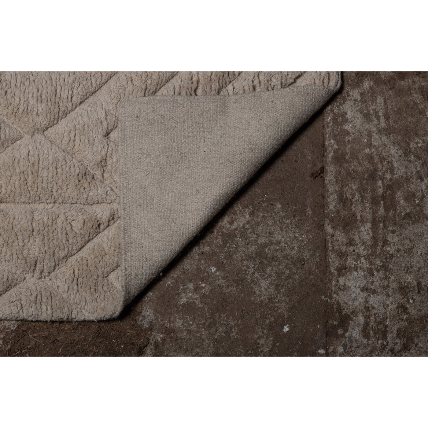 Mansong-Wolle – 200 x 300 – rechteckig – Beige