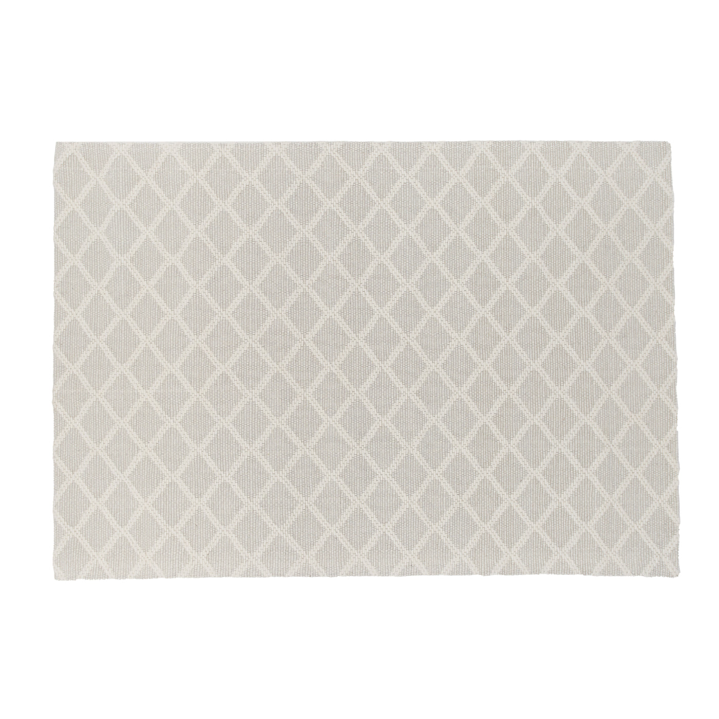 Donnice Wolle/Polyester – 230 x 160 – rechteckig – gebrochenes Weiß