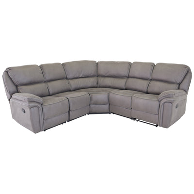 Sofa Theresia 5- Sitzer -Grau