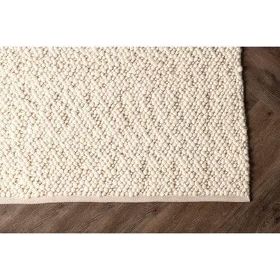 Josefin-Wolle – 300 x 200 – rechteckig – Weiß
