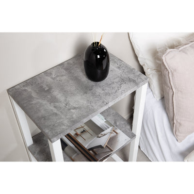 Sita Nachttisch – „Concrete“ – Weiß