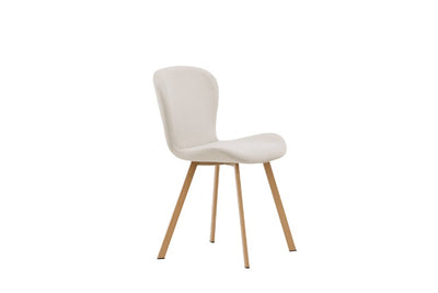 NADIJA Esszimmerstuhl Beige Modern 4 Füße Holz