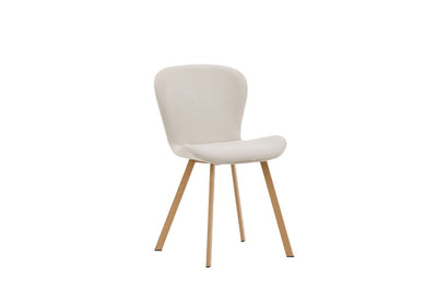 NADIJA Esszimmerstuhl Beige Modern 4 Füße Holz