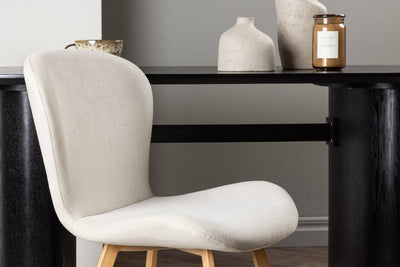 NADIJA Esszimmerstuhl Beige Modern 4 Füße Holz