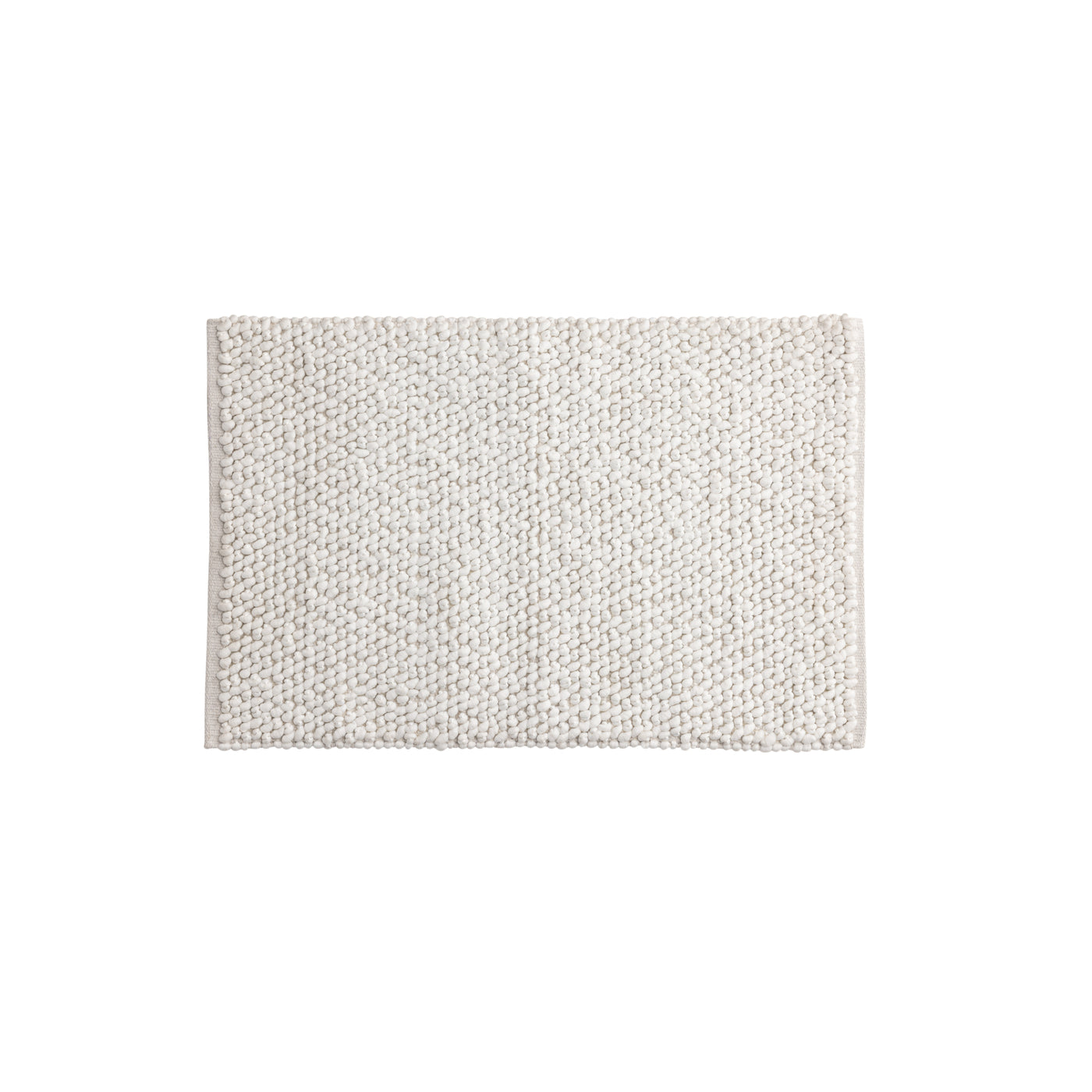 Woodbridge Polyester/Baumwolle – 50 x 80 – rechteckig – Weiß