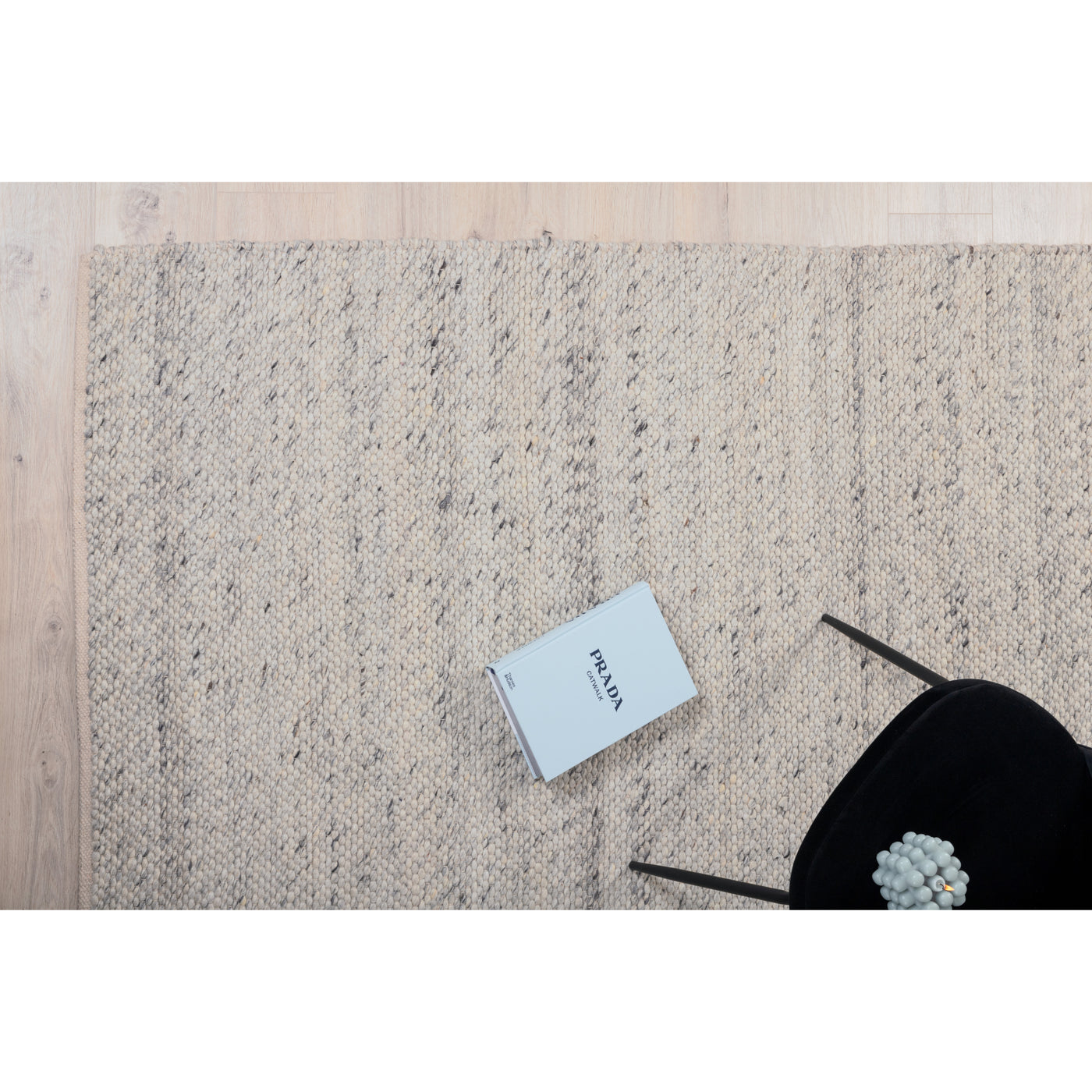 Heidrun Wollteppich – 170 x 240 cm – Elfenbein