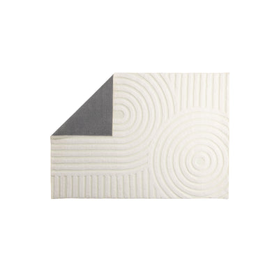 Noelani Poly-Baumwoll-Leinwand – 230 x 160 – rechteckig – Weiß