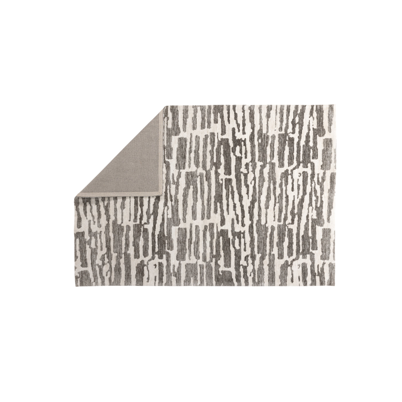 Midori Micropolyester – 395 x 295 – rechteckig – Weiß/Grau