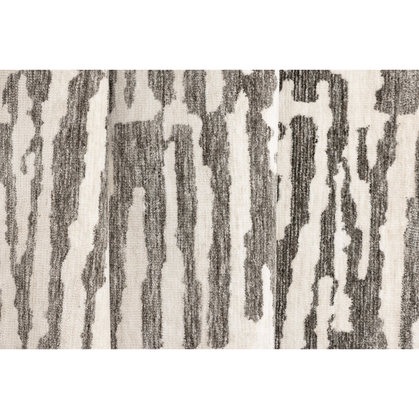 Mieke Micropolyester – 290 x 200 – rechteckig – Weiß/Grau