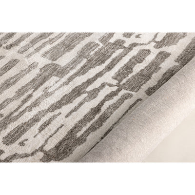 Mika Micropolyester – 230 x 160 – rechteckig – Weiß/Grau