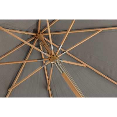 Oleksandra - Regenschirm m. neigbar – Grau – – 330 cm