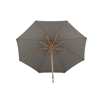 Oleksandra - Regenschirm m. neigbar – Grau – – 330 cm