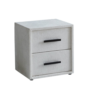 RUBY Boxspringbett Stauraum Bettkasten Samtstoff Weiß Boxbett von ABC Bedding | ruby-boxspringbett-stauraum-bettkasten-webstoff-hellgrau-boxbett | Mit Bettkasten