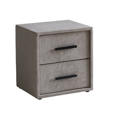 MAYA Boxspringbett Stauraum Bettkasten Webstoff Grau Boxbett von ABC Bedding | maya-boxspringbett-stauraum-bettkasten-samt-velours-greige-boxbett | Mit Bettkasten
