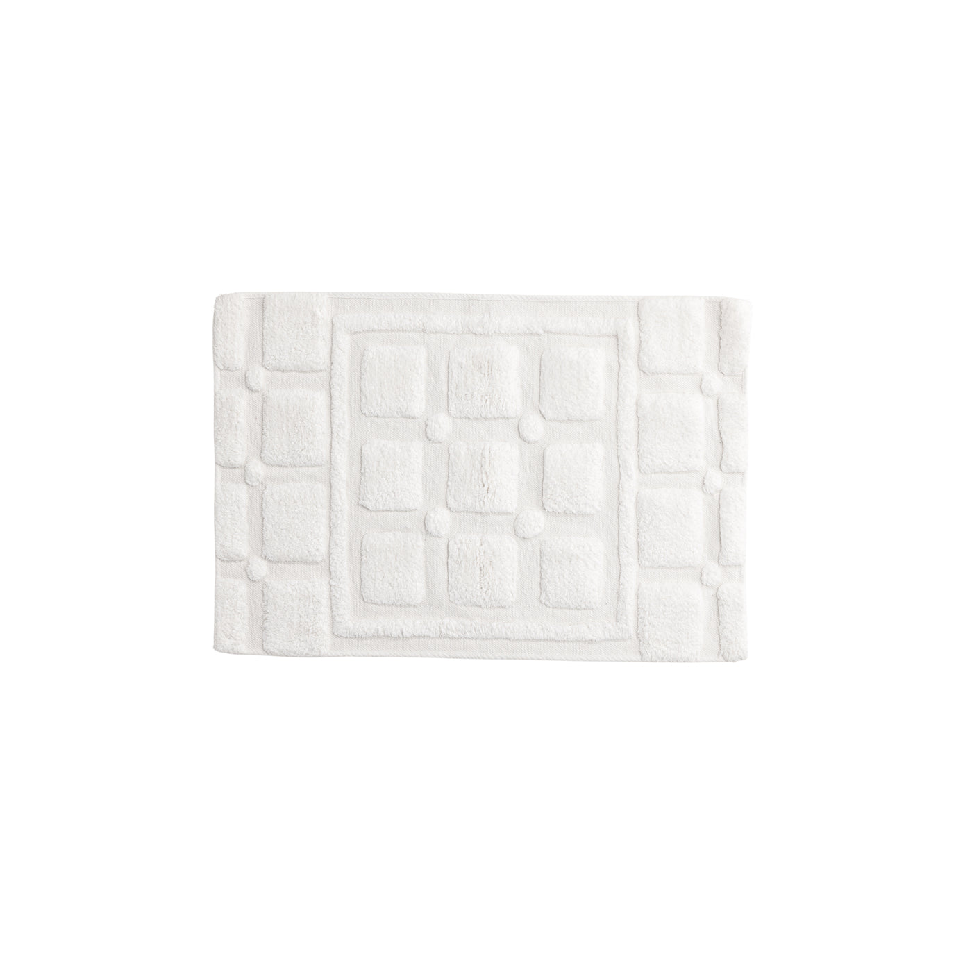 Sheryl-Baumwolle – 60 x 90 – rechteckig – Weiß