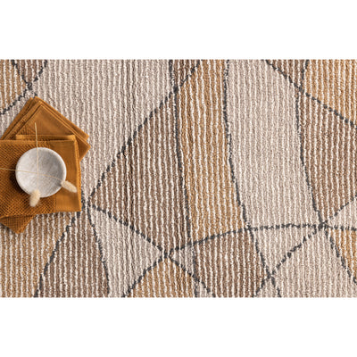 Maite Baumwolle – 60 x 90 – rechteckig – Elfenbein/Sand/Grau