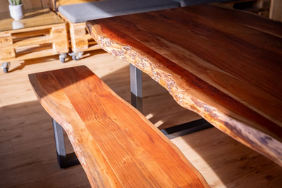 ⭐️ NEU ⭐️ Esstisch Baumkante Akazie massiv Holztisch Büro Schreibtisch