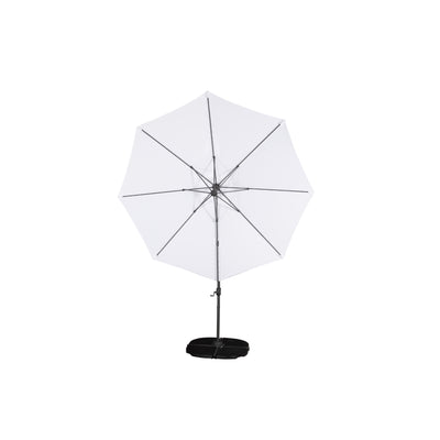 Leilani Regenschirm 3m - Schwarz/Weiß
