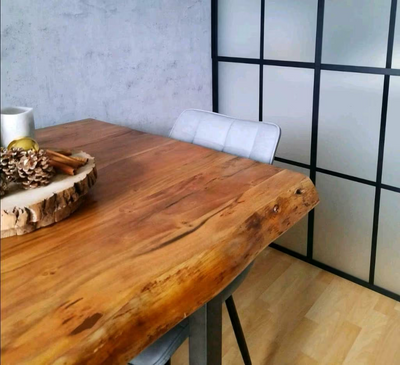 ⭐️ NEU ⭐️ Esstisch Baumkante Akazie massiv Holztisch Büro Schreibtisch