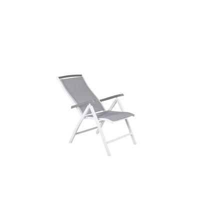 Aitana 5:pos Stuhl – Weiß/Grau 2er Set