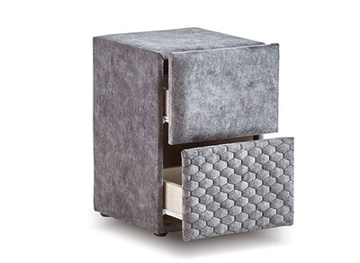 BABYLON BOXSPRINGBETT STAURAUM BETTKASTEN SAMT STOFF GRAU BOXBETT von ABC Bedding | babylon-stauraum-boxbett-boxspringbett-mit-bettkasten-samt-grau-anthrazit | Mit Bettkasten