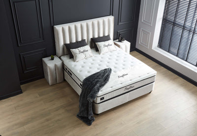 DAYTONA Boxspringbett Stauraum Bettkasten Samt Hell Beige Boxbett von ABC Bedding | kopie-von-hamilton-stauraum-boxbett-boxspringbett-mit-bettkasten-stoff-grau-anthrazit-1 | Mit Bettkasten