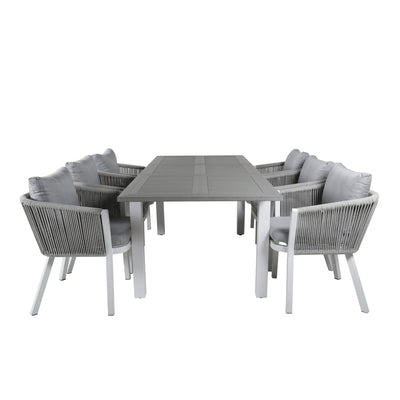 Xinyang Tisch – 152/210 – Weiß/Grau +