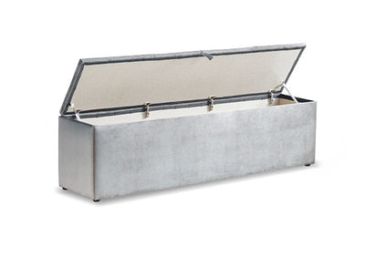 OSCAR Boxspringbett Stauraum Bettkasten Topper Samt Creme Beige Boxbett von ABC Bedding