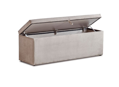 PALERMO Boxspringbett Stauraum Bettkasten Topper Samt Creme Beige Boxbett von ABC Bedding | palermo-stauraum-boxbett-boxspringbett-mit-bettkasten-samt-beige-hell | Mit Bettkasten