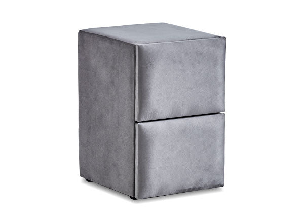 PALERMO Boxspringbett Stauraum Bettkasten Topper Samt Grau Taupe Boxbett von ABC Bedding | palermo-stauraum-boxbett-boxspringbett-mit-bettkasten-samt-hell-grau-silber | Mit Bettkasten