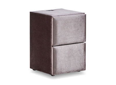 PHANTOM Beige Boxspringbett Stauraum Bettkasten Samtiger Webstoff Boxbett von ABC Bedding | phantom-stauraum-boxbett-boxspringbett-mit-bettkasten-samt-beige | Mit Bettkasten