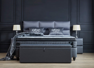 HAMILTON BOXSPRINGBETT STAURAUM BETTKASTEN WEBSTOFF GRAU BOXBETT VON ABC BEDDING | hamilton-boxspringbett-stauraum-bettkasten-webstoff-anthrazit-boxbett | Mit Bettkasten