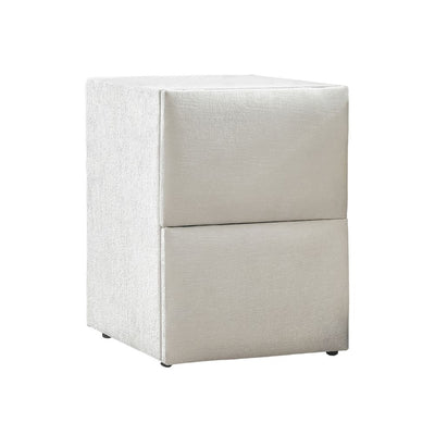 LAURA Boxspringbett Stauraum Bettkasten Samt Velours Stoff Créme Boxbett von ABC Bedding