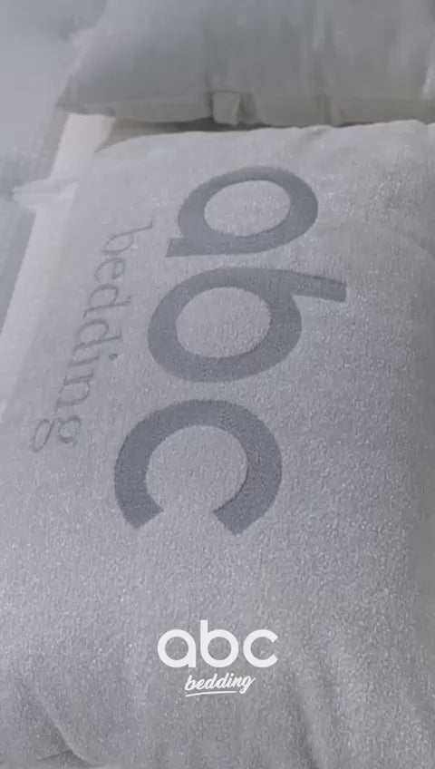 TEDDY Boxspringbett Stauraum Bettkasten Topper Boucle Beige Weiß Boxbett von ABC Bedding
